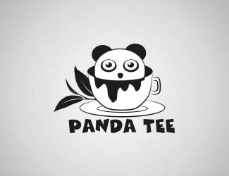 Projekt logo dla firmy Panda Tee | Projektowanie logo